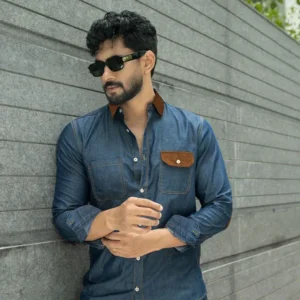 Blue Contrast Denim